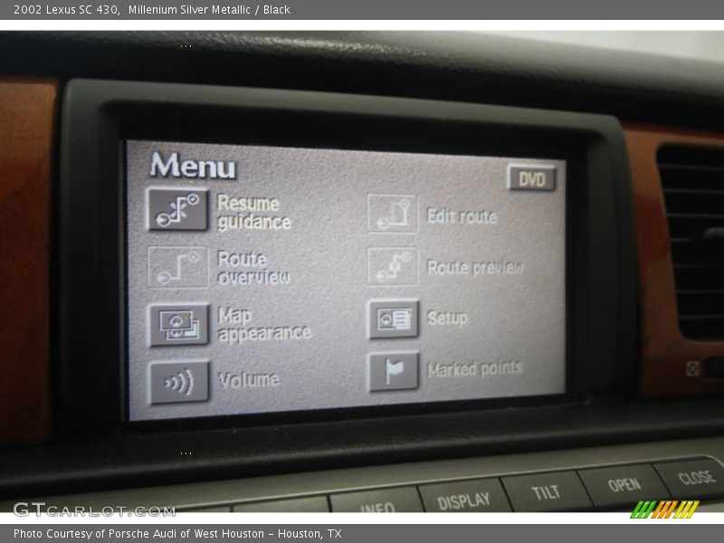 Millenium Silver Metallic / Black 2002 Lexus SC 430