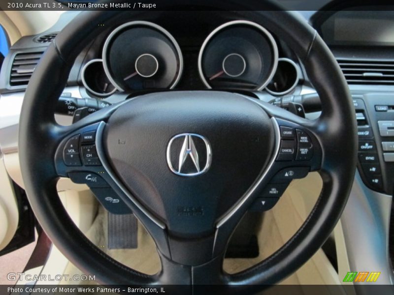 Mayan Bronze Metallic / Taupe 2010 Acura TL 3.5