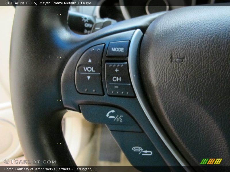 Mayan Bronze Metallic / Taupe 2010 Acura TL 3.5