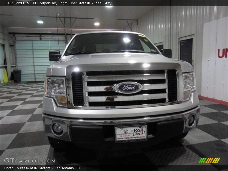 Ingot Silver Metallic / Steel Gray 2012 Ford F150 XLT SuperCab