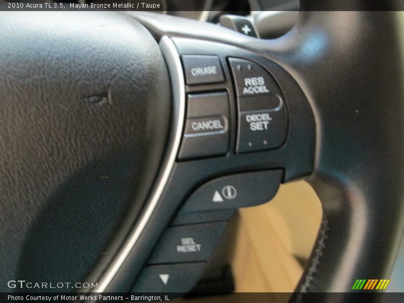 Mayan Bronze Metallic / Taupe 2010 Acura TL 3.5