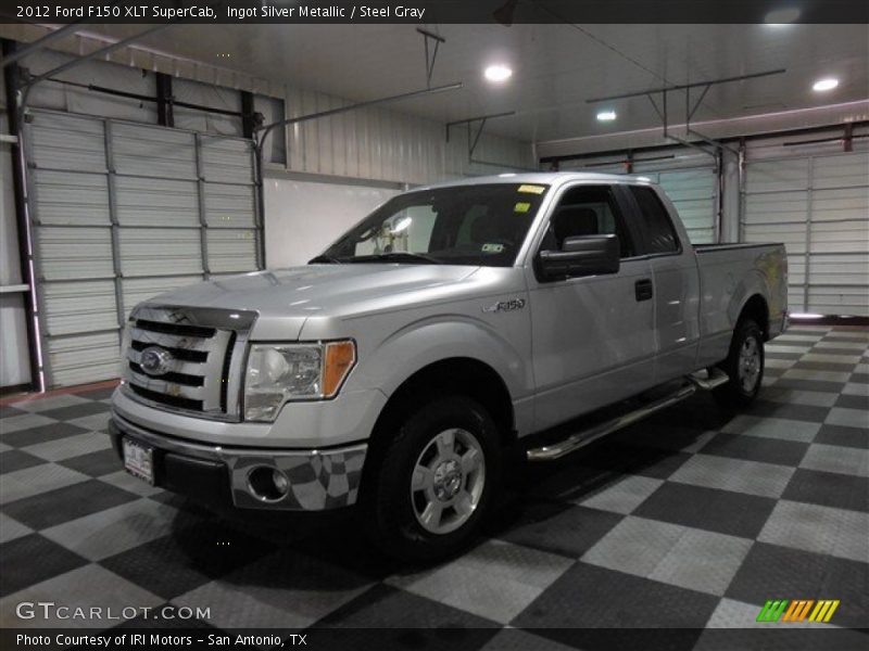 Ingot Silver Metallic / Steel Gray 2012 Ford F150 XLT SuperCab