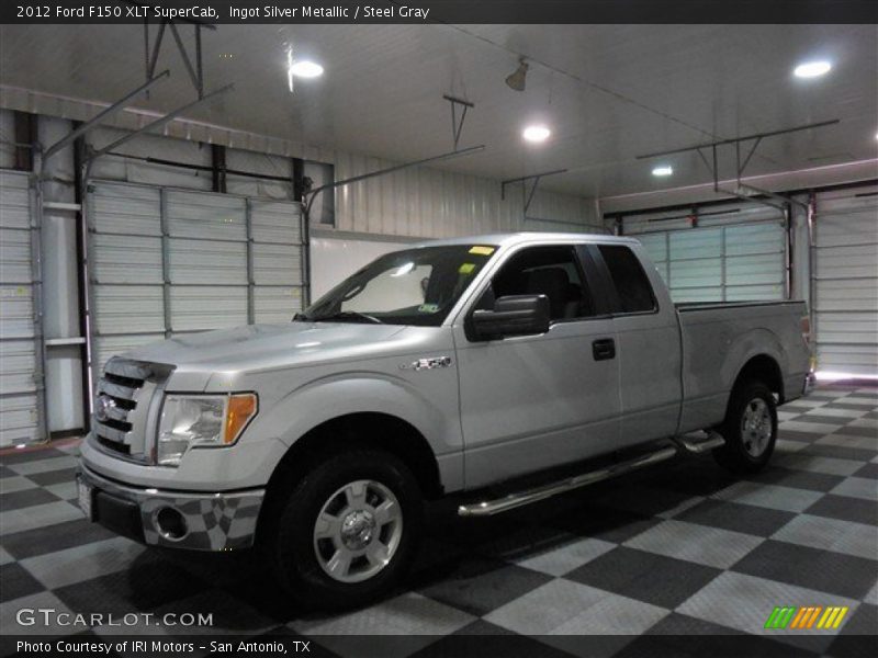 Ingot Silver Metallic / Steel Gray 2012 Ford F150 XLT SuperCab