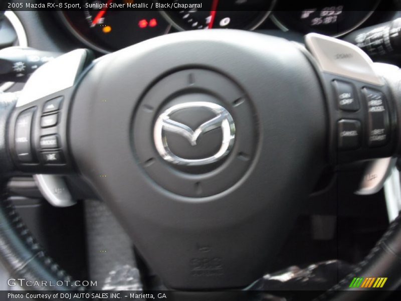 Sunlight Silver Metallic / Black/Chaparral 2005 Mazda RX-8 Sport