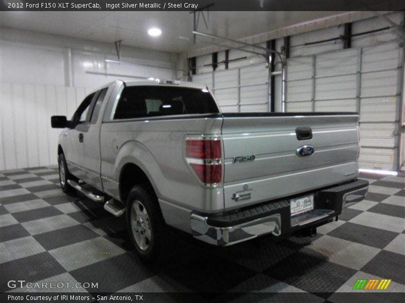 Ingot Silver Metallic / Steel Gray 2012 Ford F150 XLT SuperCab