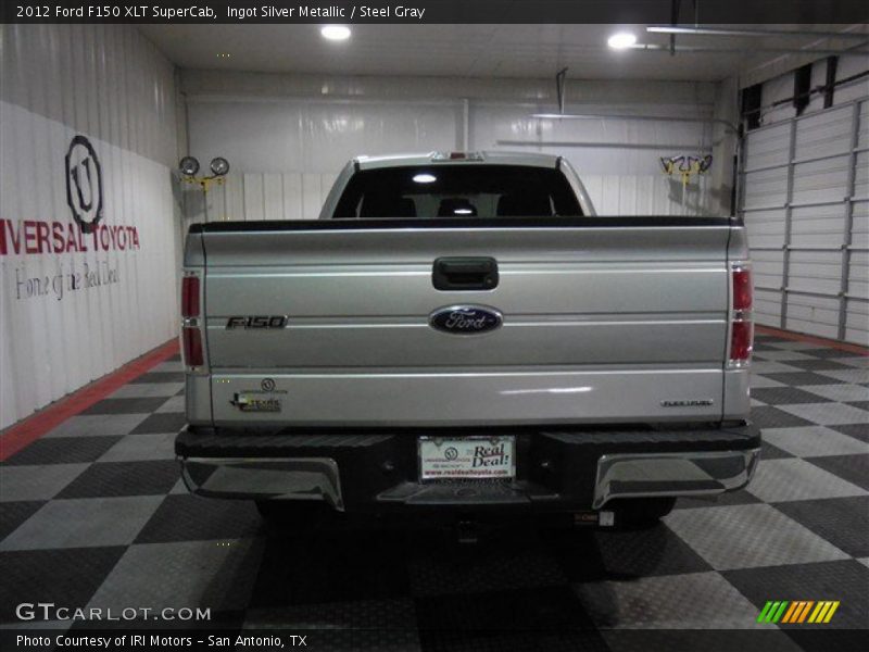 Ingot Silver Metallic / Steel Gray 2012 Ford F150 XLT SuperCab