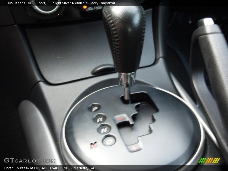Sunlight Silver Metallic / Black/Chaparral 2005 Mazda RX-8 Sport