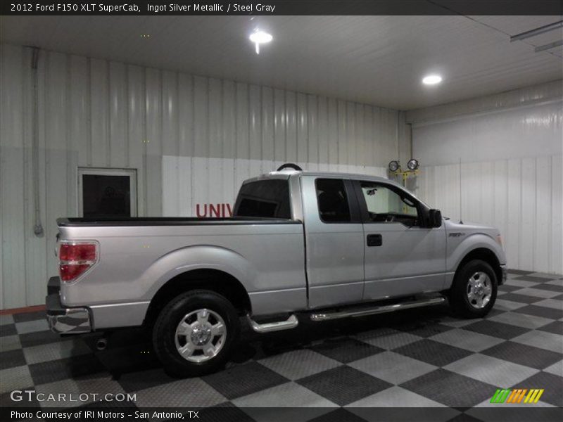 Ingot Silver Metallic / Steel Gray 2012 Ford F150 XLT SuperCab