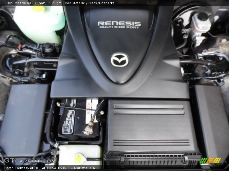 Sunlight Silver Metallic / Black/Chaparral 2005 Mazda RX-8 Sport