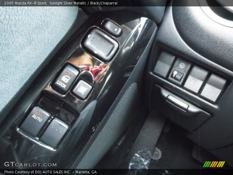 Sunlight Silver Metallic / Black/Chaparral 2005 Mazda RX-8 Sport
