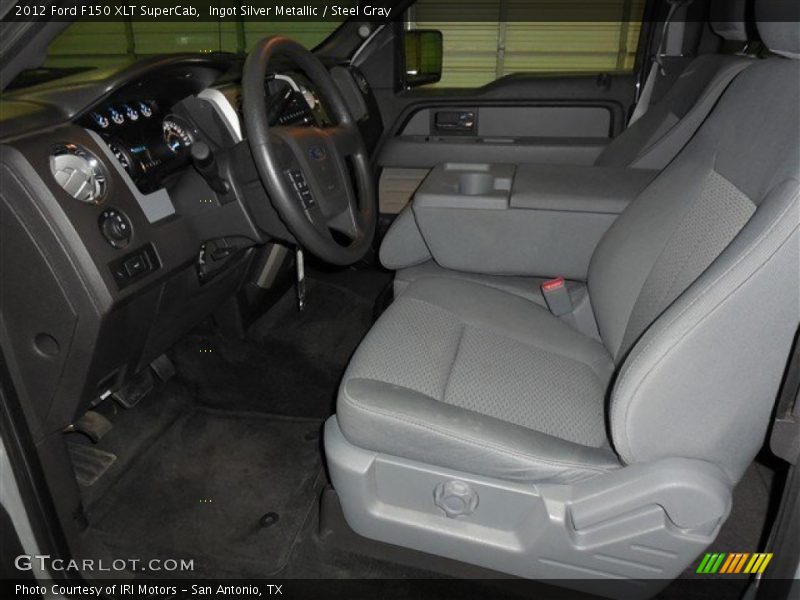 Ingot Silver Metallic / Steel Gray 2012 Ford F150 XLT SuperCab