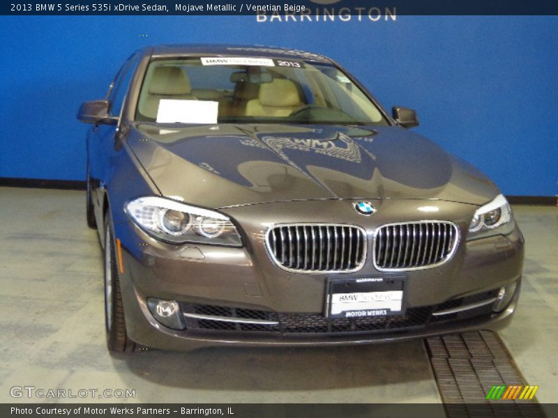 Mojave Metallic / Venetian Beige 2013 BMW 5 Series 535i xDrive Sedan