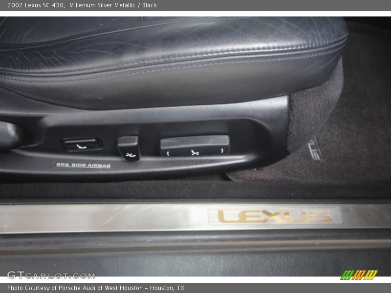Millenium Silver Metallic / Black 2002 Lexus SC 430