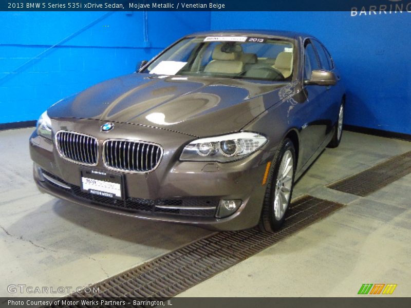 Mojave Metallic / Venetian Beige 2013 BMW 5 Series 535i xDrive Sedan