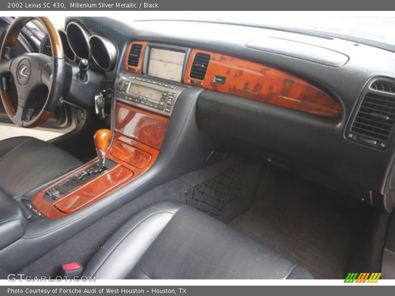 Millenium Silver Metallic / Black 2002 Lexus SC 430
