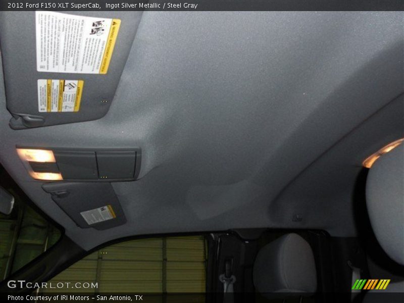 Ingot Silver Metallic / Steel Gray 2012 Ford F150 XLT SuperCab