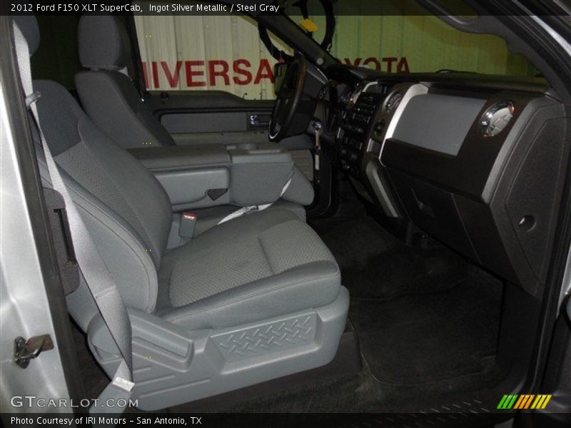 Ingot Silver Metallic / Steel Gray 2012 Ford F150 XLT SuperCab