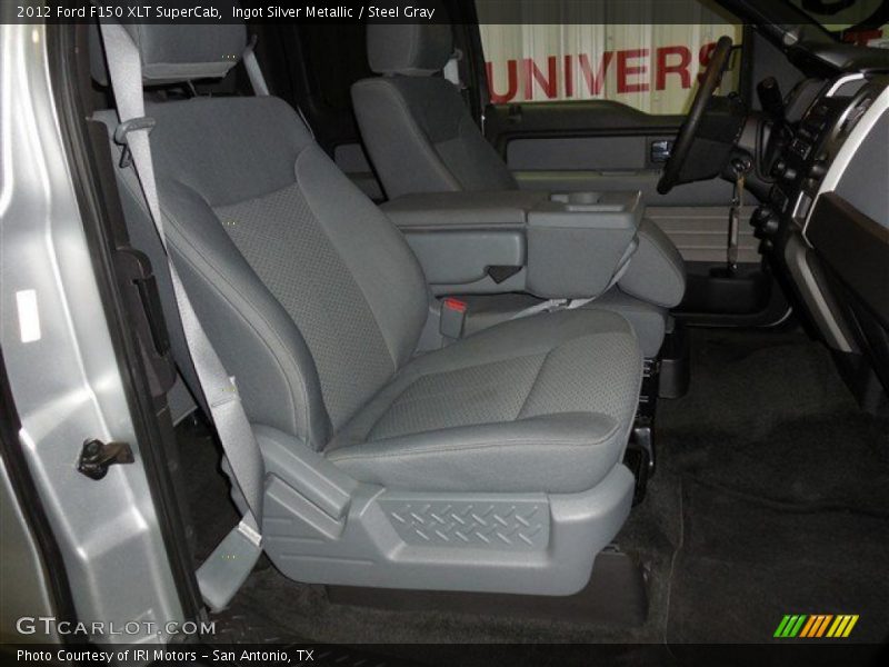Ingot Silver Metallic / Steel Gray 2012 Ford F150 XLT SuperCab