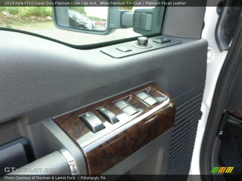 White Platinum Tri-Coat / Platinum Pecan Leather 2014 Ford F350 Super Duty Platinum Crew Cab 4x4