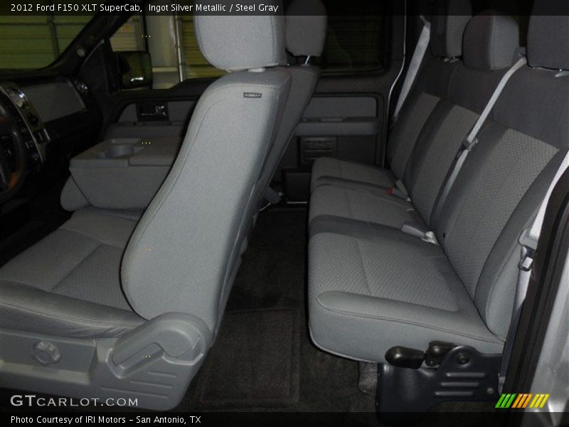 Ingot Silver Metallic / Steel Gray 2012 Ford F150 XLT SuperCab