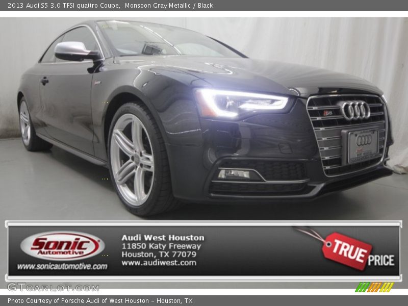 Monsoon Gray Metallic / Black 2013 Audi S5 3.0 TFSI quattro Coupe
