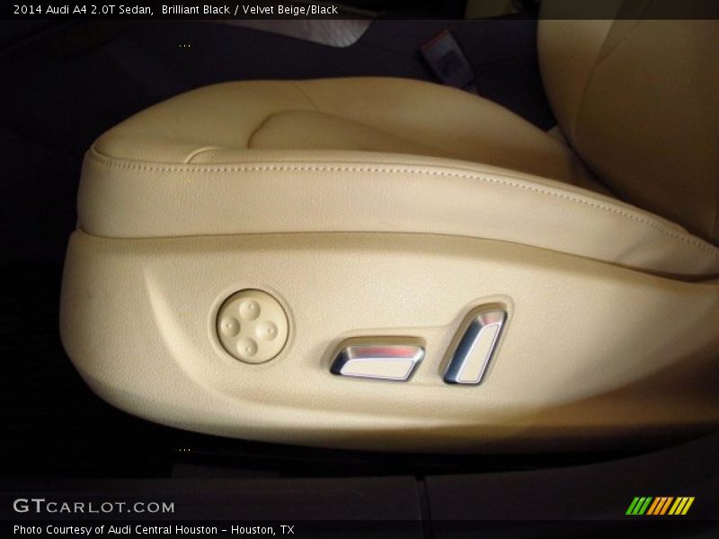 Brilliant Black / Velvet Beige/Black 2014 Audi A4 2.0T Sedan