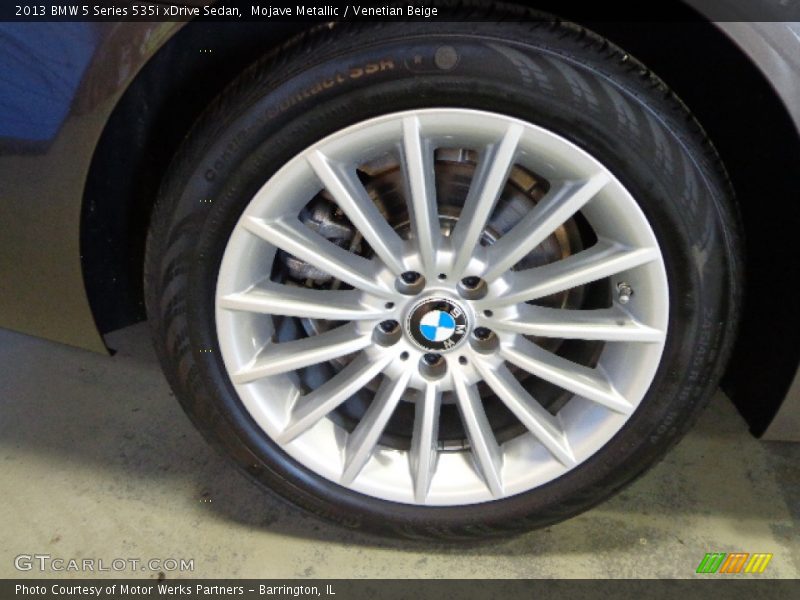 Mojave Metallic / Venetian Beige 2013 BMW 5 Series 535i xDrive Sedan
