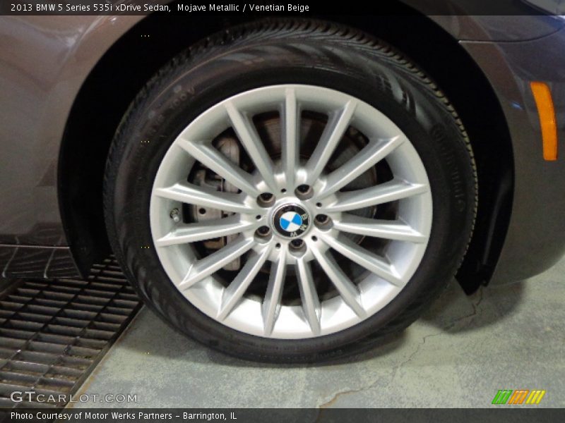 Mojave Metallic / Venetian Beige 2013 BMW 5 Series 535i xDrive Sedan