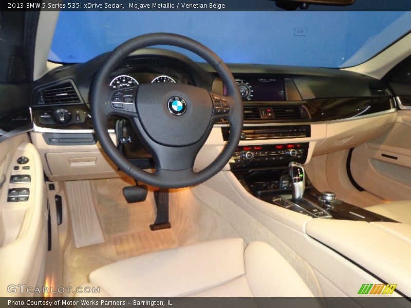 Mojave Metallic / Venetian Beige 2013 BMW 5 Series 535i xDrive Sedan