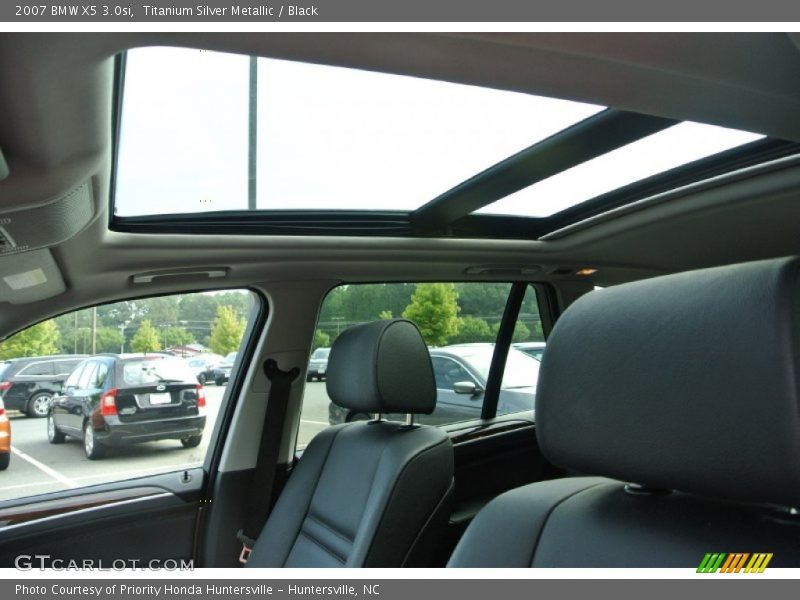 Titanium Silver Metallic / Black 2007 BMW X5 3.0si