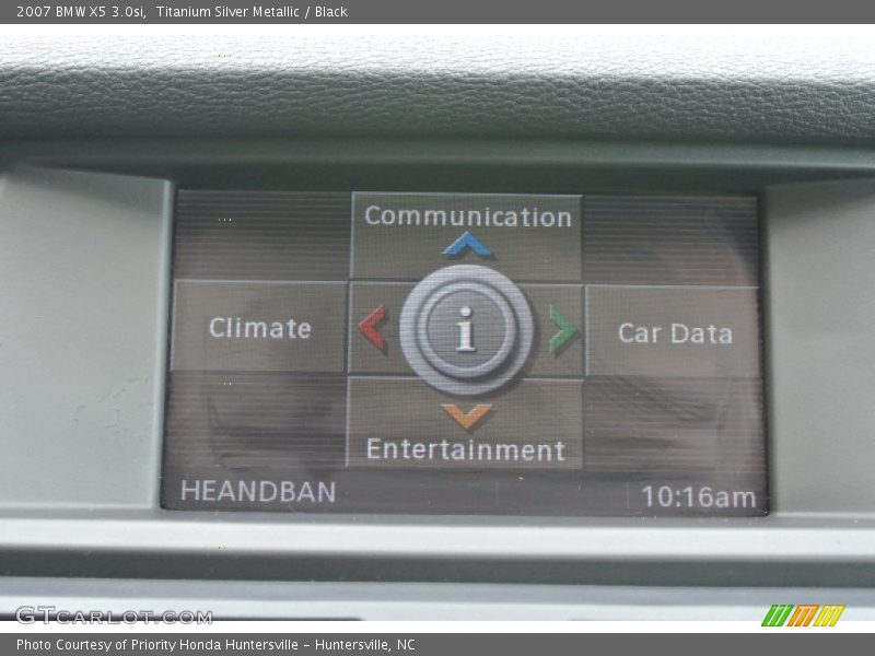 Titanium Silver Metallic / Black 2007 BMW X5 3.0si