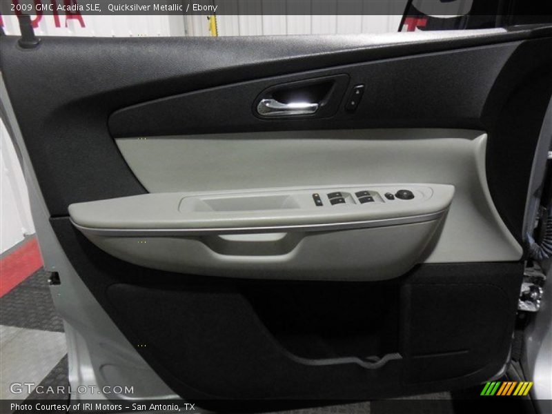 Quicksilver Metallic / Ebony 2009 GMC Acadia SLE