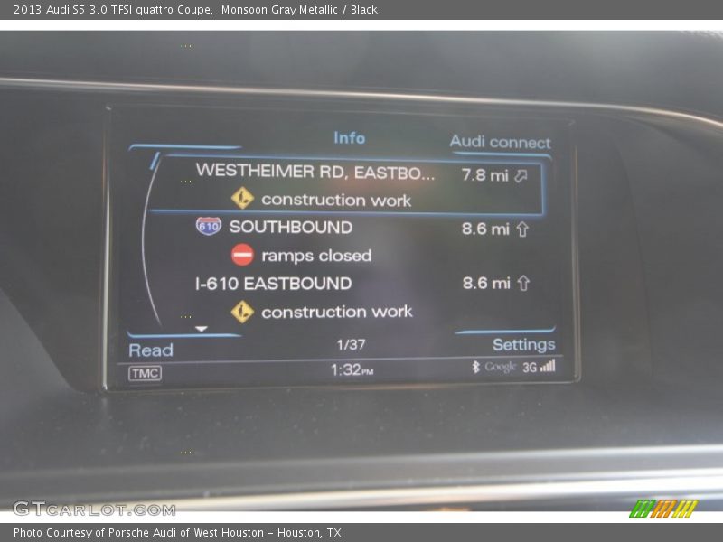 Monsoon Gray Metallic / Black 2013 Audi S5 3.0 TFSI quattro Coupe