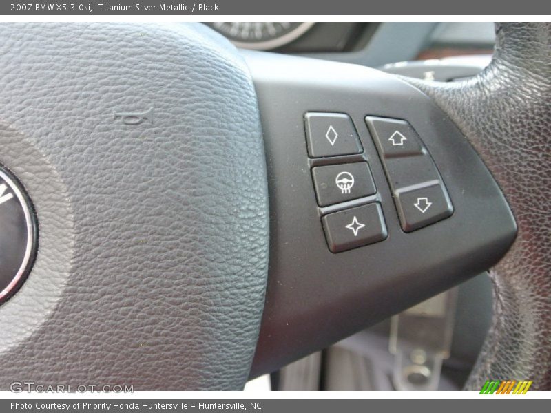 Titanium Silver Metallic / Black 2007 BMW X5 3.0si