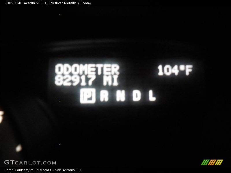 Quicksilver Metallic / Ebony 2009 GMC Acadia SLE