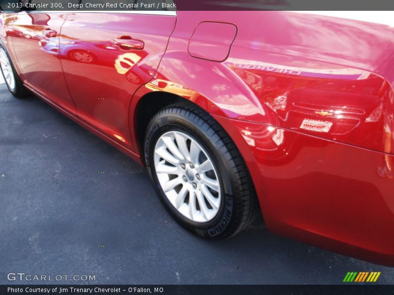 Deep Cherry Red Crystal Pearl / Black 2013 Chrysler 300