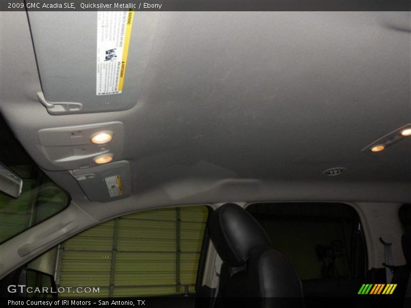 Quicksilver Metallic / Ebony 2009 GMC Acadia SLE