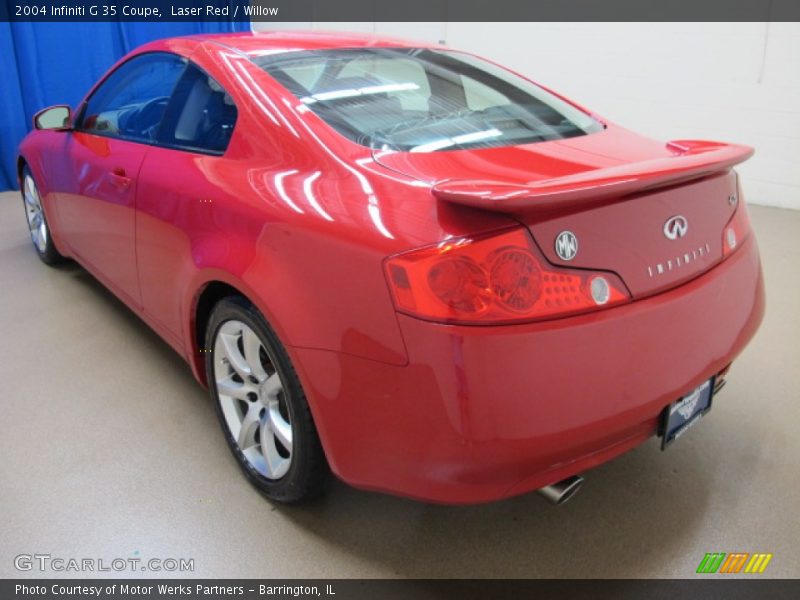 Laser Red / Willow 2004 Infiniti G 35 Coupe