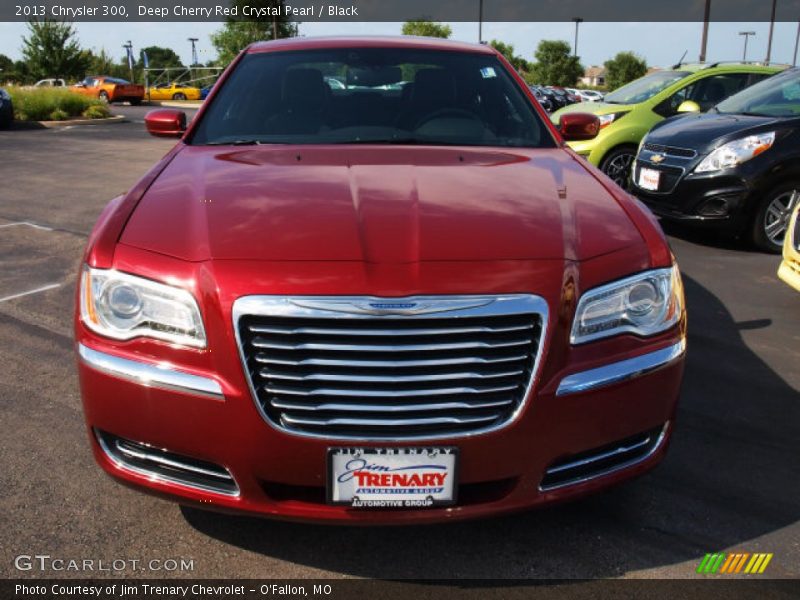 Deep Cherry Red Crystal Pearl / Black 2013 Chrysler 300