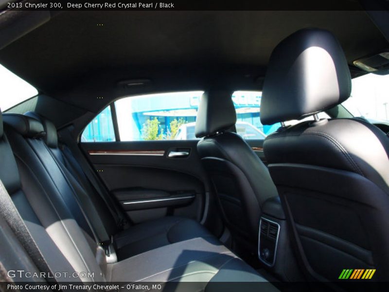 Deep Cherry Red Crystal Pearl / Black 2013 Chrysler 300