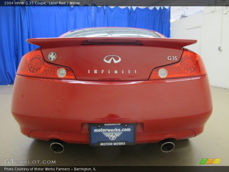 Laser Red / Willow 2004 Infiniti G 35 Coupe