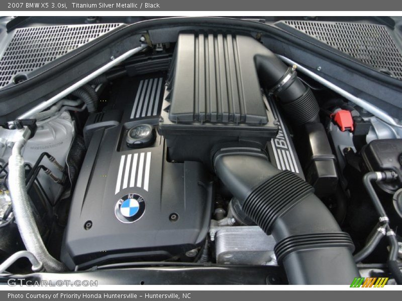 Titanium Silver Metallic / Black 2007 BMW X5 3.0si