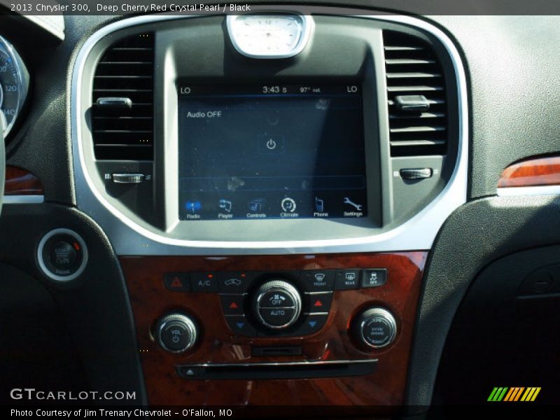 Deep Cherry Red Crystal Pearl / Black 2013 Chrysler 300