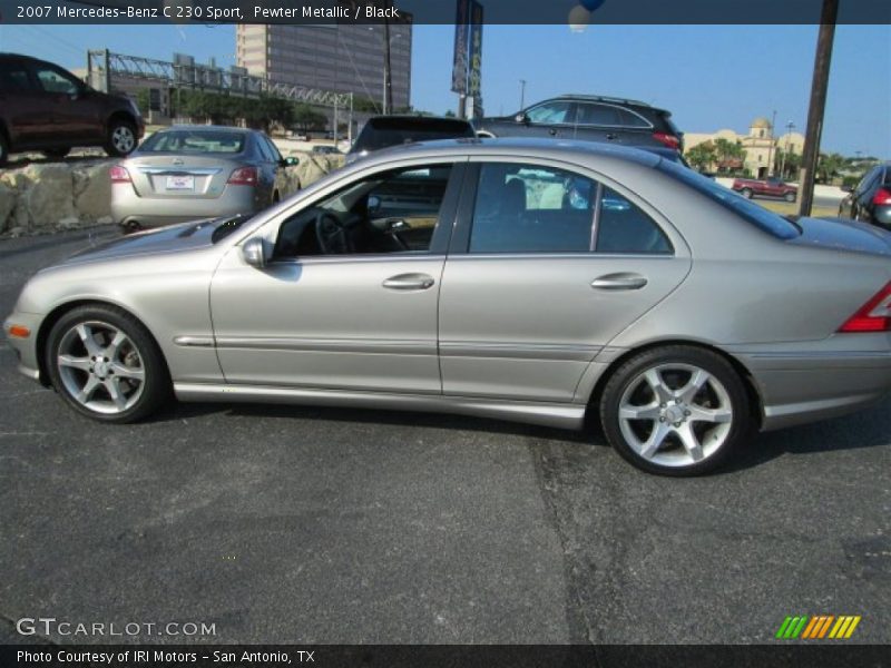 Pewter Metallic / Black 2007 Mercedes-Benz C 230 Sport