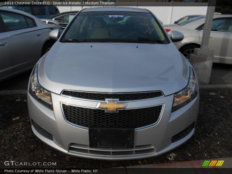 Silver Ice Metallic / Medium Titanium 2011 Chevrolet Cruze ECO