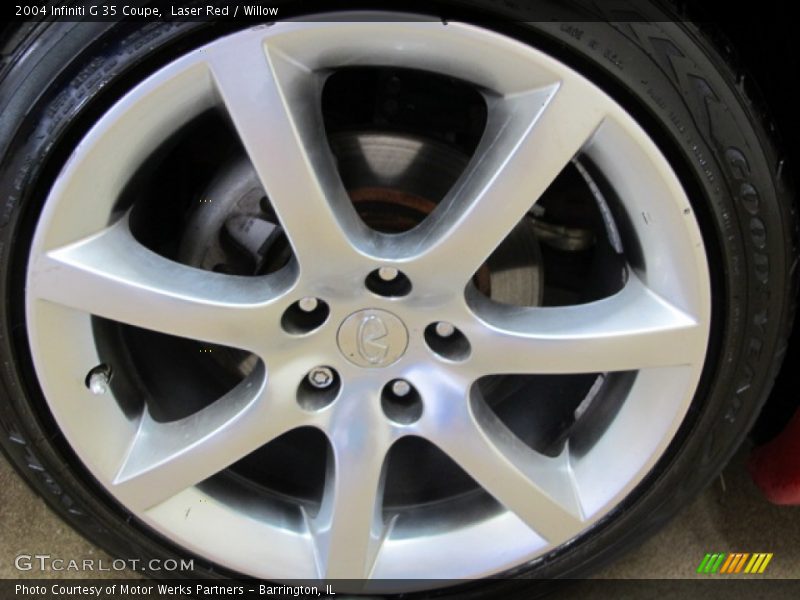 Laser Red / Willow 2004 Infiniti G 35 Coupe
