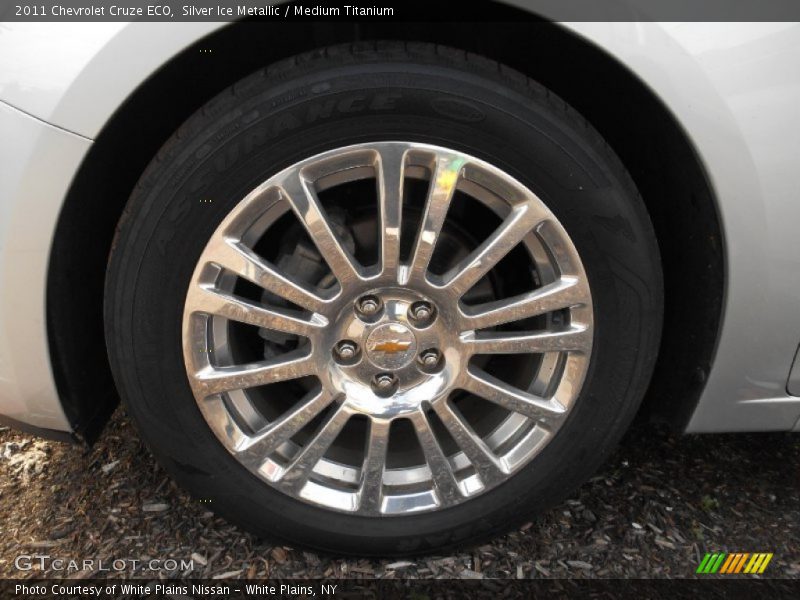 Silver Ice Metallic / Medium Titanium 2011 Chevrolet Cruze ECO