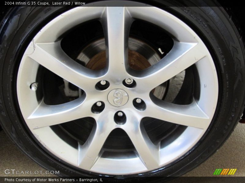 Laser Red / Willow 2004 Infiniti G 35 Coupe