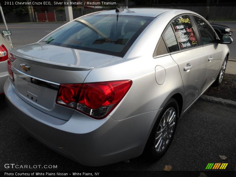 Silver Ice Metallic / Medium Titanium 2011 Chevrolet Cruze ECO