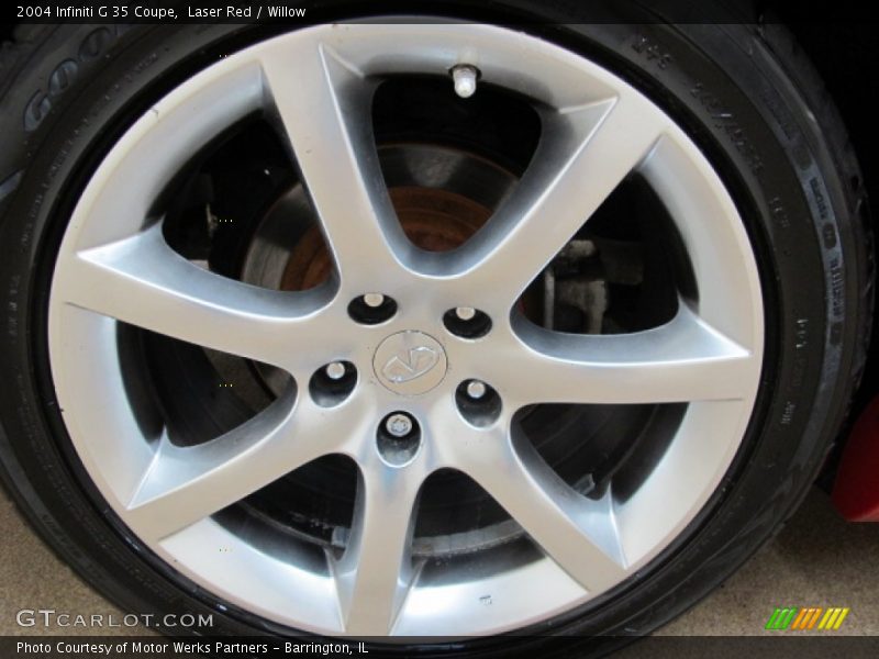 Laser Red / Willow 2004 Infiniti G 35 Coupe